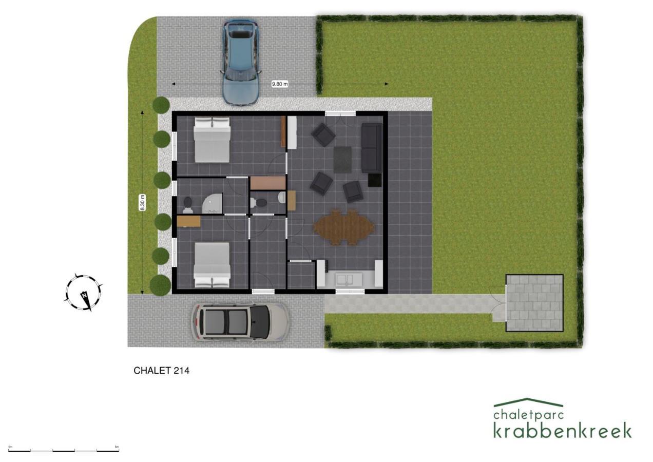 Chaletparc Krabbenkreek Zeeland - Chalet 214 ซินท์ อันนาลอนด์ ภายนอก รูปภาพ